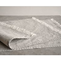 Leinen Tischset - Gewaschenes Raues Leinen - Rustikales Naturleinen - Esstisch Servieren - Fransen Sets Leinen Tischset - Gewaschenes Raues Leinen - Rustikales Naturleinen - Esstisch Servieren - Fransen Sets von LinenBloomShop