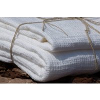 Reines 100% Leinen Waffelpique Bad Off-White Mittelgewicht Washed Organic Eco Freundlich Reines 100% Leinen Waffelpique Bad Off-White Mittelgewicht Washed Organic Eco Freundlich von LinenBuy