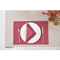 Tischsets Aus Leinen in Verschiedenen Größen. 58 Farben Auswahl. Individuelle Für Die Tischdekoration Tischsets Aus Leinen in Verschiedenen Größen. 58 Farben Auswahl. Individuelle Für Die Tischdekoration von LinenDay