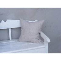 Natürlicher Leinen Kissenbezug Envelope Closure Dekokissen Sham von LinenFog