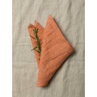 Leinen-Servietten - Gewaschene in Hellem Naturton 42 X cm | 42 cm 4-6-8-10 Hochzeitsservietten-Exklusive Leinenservietten von LinenHomeDecor