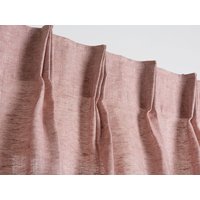 Leinen Vorhang-Leinen Panel in Woodrose Farbe-Fenster Drapre Mit Oben Klebefalte - Breite 72cm X Benutzerdefinierte Länge Leinen Vorhang-Leinen Panel in Woodrose Farbe-Fenster Drapre Mit Oben Klebefalte - Breite 72cm X Benutzerdefinierte Länge von LinenHomeDecor
