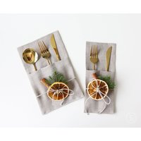 Leinen Besteckhalter Hochzeit - Tischdekoration Für 2 Oder 3 Utensilien Leinen Besteckhalter Hochzeit - Tischdekoration Für 2 Oder 3 Utensilien von LinenHomeStudio