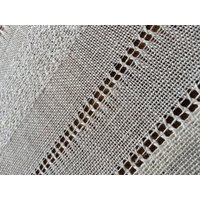 Natürliches Grau Oder Mit Weißen Linien Handgewebte Tischwäsche Läufer Leinen Tischdecke Geschenk Gemacht von LinenLatvia
