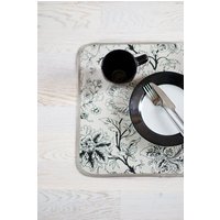 Doppelseitiges Leinen-Tischsets Mit Schwarzem Blumendruck Set 2 4 6 Wende-Tischsets Natürliche Duplex Tischsets Thanksgiving-Tischsets von LinenLifeIdeas