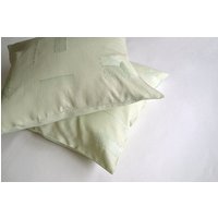 Grüner Leinen Kissenbezug Bestickter Dekokissenbezug Set 2 Bezüge Mint Sofa Mit Reißverschluss Kinderzimmer Dekokissen von LinenLifeIdeas