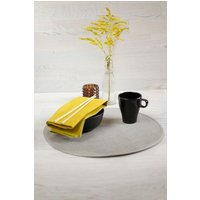 Rundes Naturleinen 2 Platzsets Set Rustikale Reversibel Moderne Bauernhaus Tischdekoration Doppelschicht Weihnachten Festlichen Dekor von LinenLifeIdeas
