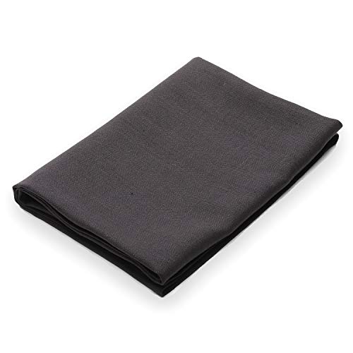 LinenMe, Lara Badetuch aus grauem Leinen, 65 x 130 cm 0150201 von LinenMe