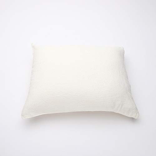 LinenMe Kissenbezug 40x80 Leinen - Luxuriöse Kopfkissenbezug 100% Leinen - Gewaschene Leinen Bettwäsche Antiallergische - Pillow Case - Weiß von LinenMe