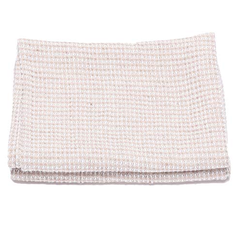 LinenMe Set mit 2 Gästehandtücher 33x50 cm - Kleine Handtücher - Leinen Baumwolle Waffelpique Handtuch - 53% Leinen, 47% Baumwolle - Geschirrtücher Halbleinen, Hergestellt in Litauen von LinenMe