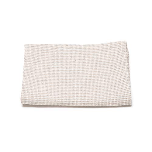 LinenMe Waffelpique Handtuch - Handtücher Natürliche Halbleinen 53% Leinen 47% Baumwolle - Saunakilt Damen und Herren - Badetuch, Duschtuch, Saunatuch - Natur Beige, 100x140 cm von LinenMe