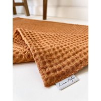 Leinen Waffel Badematte, Doppellagige Duschmatte, Toilettenvorleger, Badematte von LinenNotes