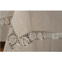 100 % Leinen Tischdecke Flachs Grau, Eco Tischplatte 100 % Leinen Tischdecke Flachs Grau, Eco Tischplatte von LinenStory