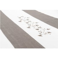 100 % Leinen Tischläufer, Grau Öko Tischdecke, Jute Tischläufer 100 % Leinen Tischläufer, Grau Öko Tischdecke, Jute Tischläufer von LinenStory