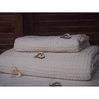 Bettwäsche Creme Badetücher, Handtücher, Leinen Handtuch, Geschenk Bettwäsche Creme Badetücher, Handtücher, Leinen Handtuch, Geschenk von LinenStory