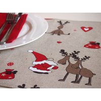 Bettwäsche Platzdeckchen, Tisch Dekoration, Esstisch Tischsets, Weihnachtsgeschenk Bettwäsche Platzdeckchen, Tisch Dekoration, Esstisch Tischsets, Weihnachtsgeschenk von LinenStory