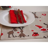 Leinen-Tischsets Und Servietten, Tisch Dekoration, Esstisch Tischsets, Leinen Weihnachtsgeschenk Leinen-Tischsets Und Servietten, Tisch Dekoration, Esstisch Tischsets, Leinen Weihnachtsgeschenk von LinenStory