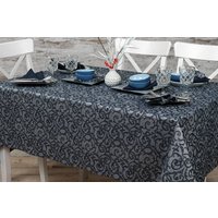 Weihnachten Leinen/Baumwolle Tischdecke, Leinen, Baumwolle Tischplatte, Leinen Weihnachts Tischdecke von LinenStory