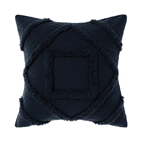 Linen House Adalyn Kissen mit Federfüllung, Indigo, 50 x 50cm von Linenhouse