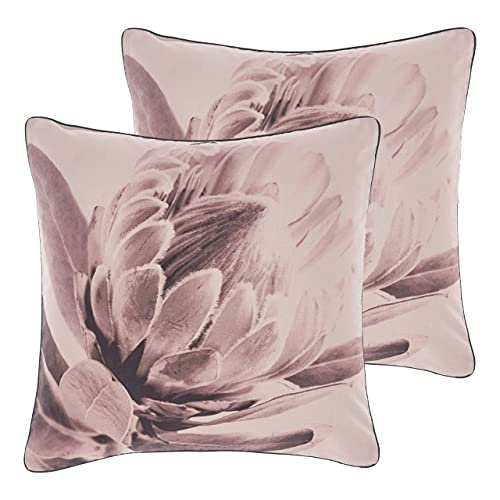 Linen House Alice Twin Pack-Feder gefüllte Kissen, Multi, 48 x 48cm, 2 von Linen House
