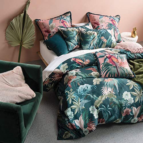 Linen House Fernanda Bettbezug-Set, Mehrfarbig, Doppelbett von Linen House