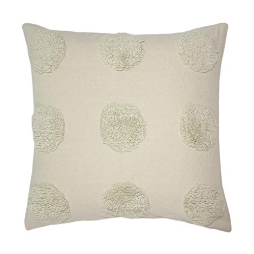 Linen House Haze Kissen mit Federfüllung, Sand, 45 x 45cm (18" x 18") von Linen House