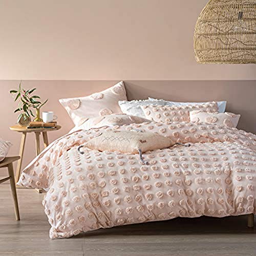 Linen House LH Haze DB Duvet Set Peach, Baumwolle, Pfirsich, Double von Linen House