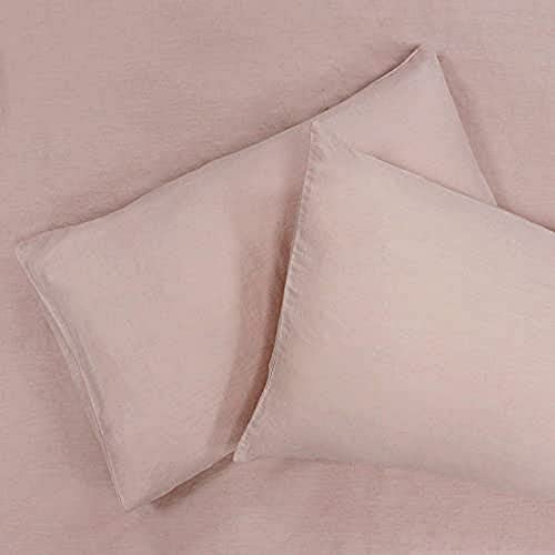 Linen House Nimes Paar Hausfrau Kissen-, Rose Pink, 50 X 75 cm (20" X 30") von Linen House
