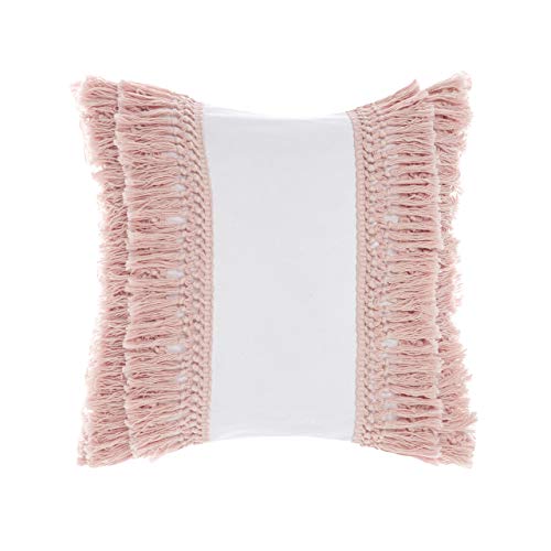 Linen House Leinen House Luana Kissen mit Polyesterfüllung, Mehrfarbig, 45 x 45 cm von Linen House