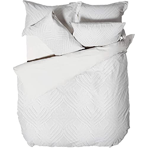 Linen House Palm Springs Bettbezug-Set, weiß, Doppelbett von Linen House