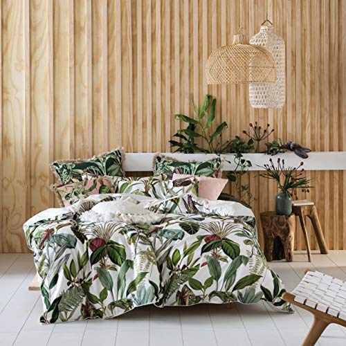 Linen House Wonderplant Bettbezug-Set, Mehrfarbig, Doppelbett von Linen House