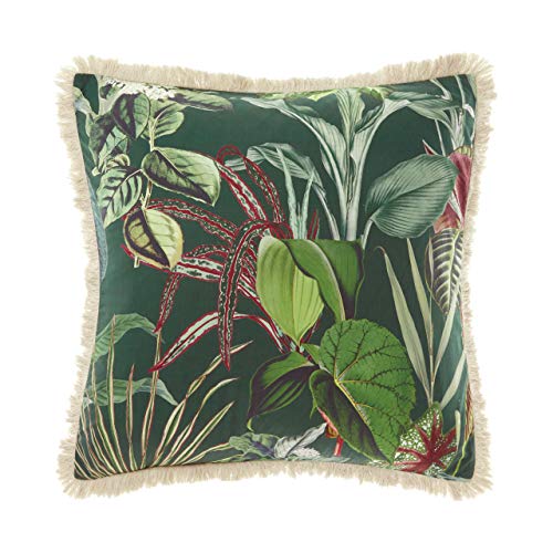 Linen House Wonderplant Continental Kissenbezug, Leinen Baumwolle, Multi, 65 x 65cm von Linen House