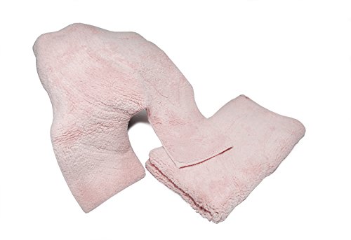 Linens Limited Badgarnitur - Badematte £ WC-Vorleger - 100% Baumwolle - Rosa von Linens Limited