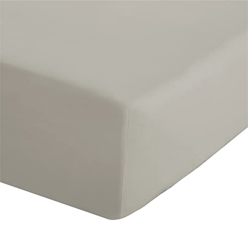 Linens Limited Spannbettlaken - Baumwoll-Polyester-Perkal, Fadenzahl 180-Natur- für 90 x 190cm Linens Limited Spannbettlaken - Baumwoll-Polyester-Perkal, Fadenzahl 180-Natur- für 90 x 190cm von Catherine Lansfield