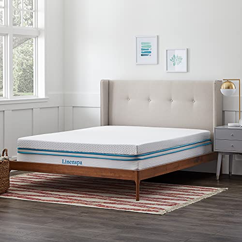 Linenspa Matratzenauflage aus Memory-Schaum, 10 cm, mit Reißverschluss, Matratzenauflage für Super-Kingsize-Betten (180 x 200 cm) Linenspa Matratzenauflage aus Memory-Schaum, 10 cm, mit Reißverschluss, Matratzenauflage für Super-Kingsize-Betten (180 x 200 cm) von Linenspa