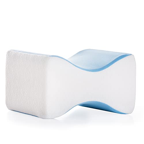 Linenspa Ergonomische Kniekissen aus Gel-Memory-Foam für Seitenschläfer – Beinkissen von Linenspa