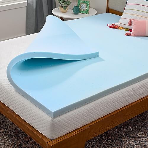 Linenspa infundiert, Kurze, CertiPUR-US-Zertifiziert Gel-Matratzenauflage, Memory-Schaum, für Wohnmobil, 5,1 cm, Polyurethan Schaumstoff-Gelperlen, Nur Aufsatz, RV Queen Linenspa infundiert, Kurze, CertiPUR-US-Zertifiziert Gel-Matratzenauflage, Memory-Schaum, für Wohnmobil, 5,1 cm, Polyurethan Schaumstoff-Gelperlen, Nur Aufsatz, RV Queen von Linenspa