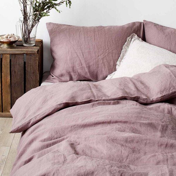 Linentales Bettwäsche-Set - Stonewashed Leinen - 100% aus Europa - 135x200cm / 155x220cm + 80x80cm von Linentales