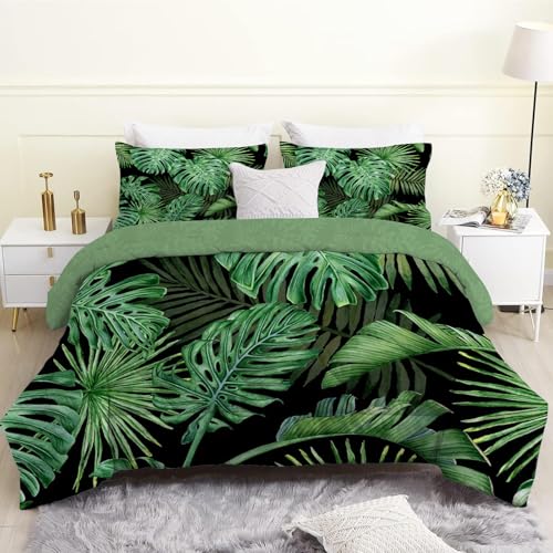 Bettdecke 135x200 4 Jahreszeiten, Monsteragrün Vierjahreszeiten Steppdecke 135x200, Warme Ganzjahresdecke Schwarze Pflanzen Bettdecke ohne Bezug Waschbar Schlafdecke mit 2 Kissenbezug 80x80cm Bettdecke 135x200 4 Jahreszeiten, Monsteragrün Vierjahreszeiten Steppdecke 135x200, Warme Ganzjahresdecke Schwarze Pflanzen Bettdecke ohne Bezug Waschbar Schlafdecke mit 2 Kissenbezug 80x80cm von Linfye