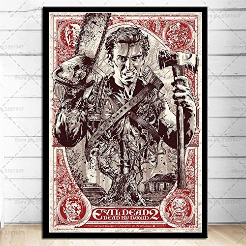 Bilder,Poster,Kunstdrucke,Kunstplakat, The Evil Dead Klassischer Horrorfilm Leinwandmalerei Retro Wandbilder Drucke, Für Wohnzimmer Home Decor, Poster Vintage Film,Wanddeko_40X60Cm Bilder,Poster,Kunstdrucke,Kunstplakat, The Evil Dead Klassischer Horrorfilm Leinwandmalerei Retro Wandbilder Drucke, Für Wohnzimmer Home Decor, Poster Vintage Film,Wanddeko_40X60Cm von Ling88