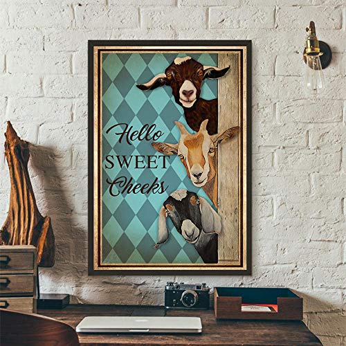 Bilder,Poster,Kunstdrucke,Lustige Badezimmer Toilette Wandkunst Poster Und Drucke, Pferd Ziege Tiere Vintage Leinwand Malerei Bilder Wc Badezimmer Wanddekoration, Poster Art Deco,Wanddeko_40X60Cm Bilder,Poster,Kunstdrucke,Lustige Badezimmer Toilette Wandkunst Poster Und Drucke, Pferd Ziege Tiere Vintage Leinwand Malerei Bilder Wc Badezimmer Wanddekoration, Poster Art Deco,Wanddeko_40X60Cm von Ling88