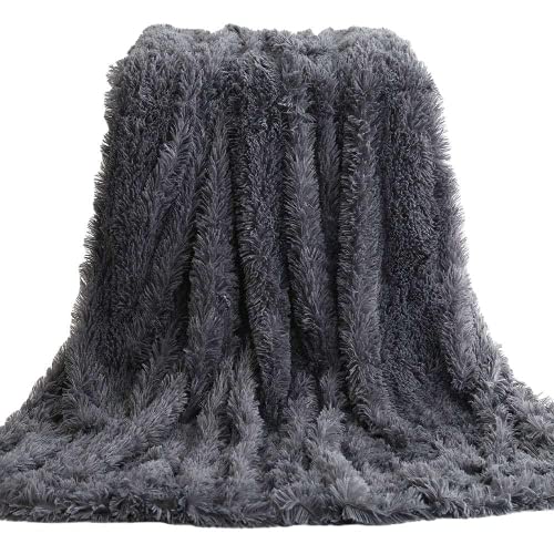 Linghe Plüschdecke Doppelseitige Plüschdecke Deckenauflage Lazy Blanket Thicken Blanket (Elegantes Grau,80 x 120 cm) von Linghe