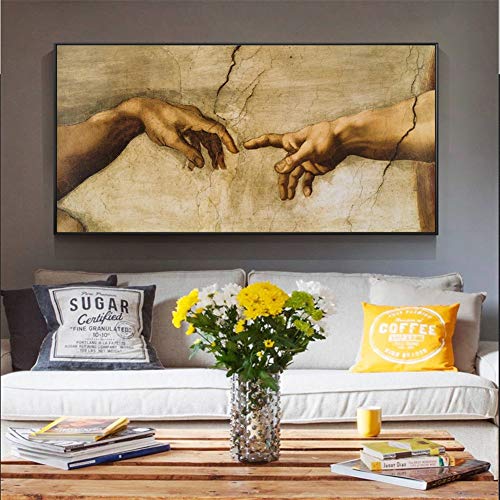DIY 5D Diamant Malerei Set Erwachsene Vollbohrer Michelangelo weltberühmt 30x60cm Kreuzstich Handgemachte Paste Kristall Strass Large Full Diamant Painting Bilder Groß Stickerei für Home Wall Decor von Lingzeer