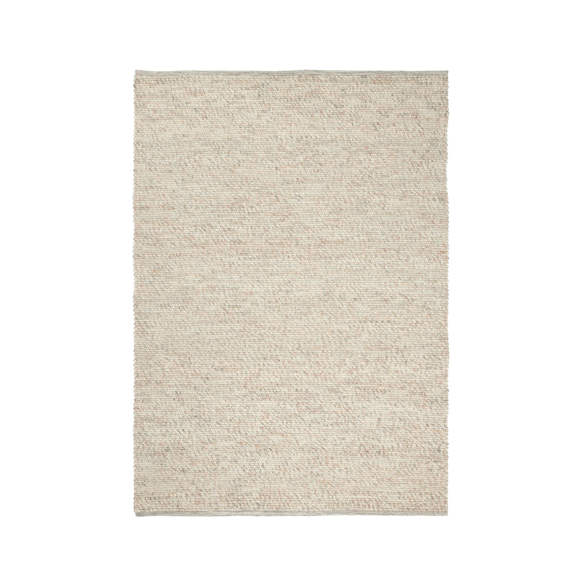 Linie Design - Agner Wollteppich 200x300cm - beige/handgewebt/LxB 200x300cm von Linie Design