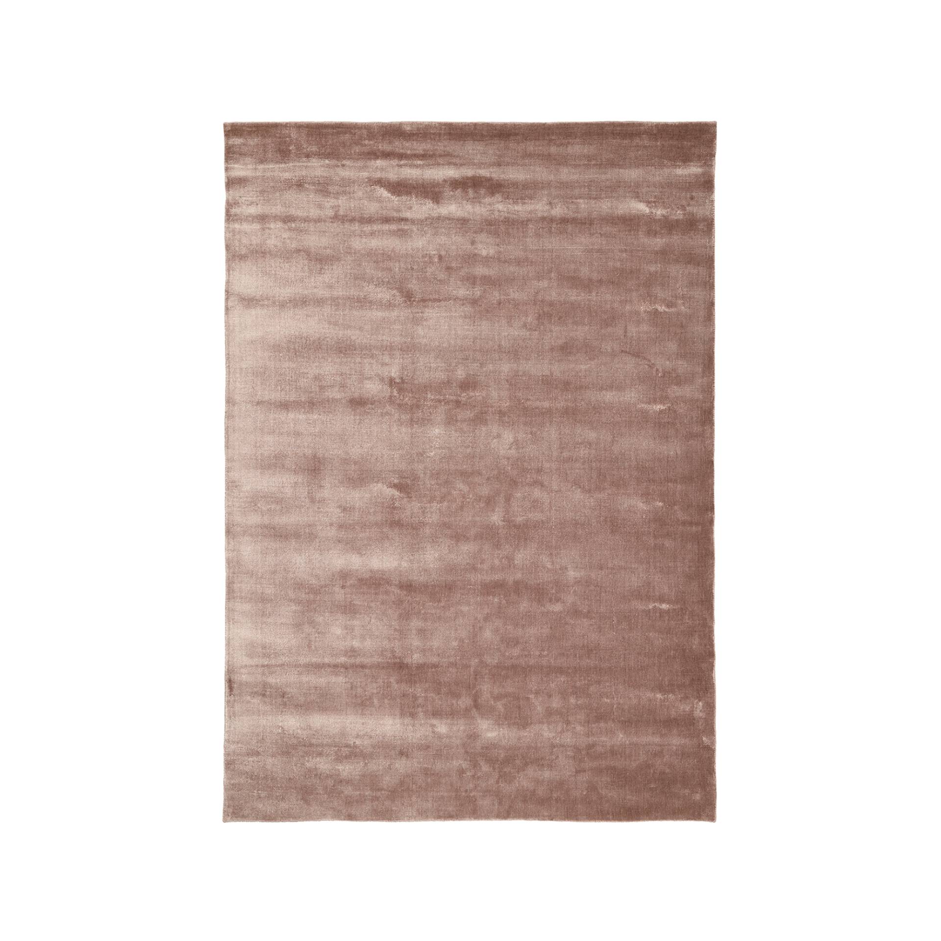 Linie Design - Lucens Teppich 170x240cm - rose/schimmernd/LxBxH 170x240x1,2cm/handgewebt von Linie Design