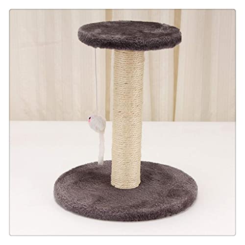 Linjolly Katzen Scratcher Katzen Möbel Sofa Protector Katzen Kletterrahmen Haustiere Kratzer Beitrag for Katzen Jump Sisal Tower Pet Kletterbaum (Color : Gris) von Linjolly