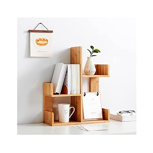 Linjolly Schreibtischaufbewahrung Bambus Desktop Bücherregal Schreibtisch Organizer Kostenlose Stil Display Regal Büro Lagerregal Bürobedarf Arbeitsplatte Bücherregal Zubehör Dekor Bücher (Color : A Linjolly Schreibtischaufbewahrung Bambus Desktop Bücherregal Schreibtisch Organizer Kostenlose Stil Display Regal Büro Lagerregal Bürobedarf Arbeitsplatte Bücherregal Zubehör Dekor Bücher (Color : A von Linjolly