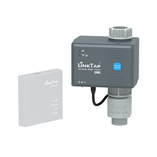 LinkTap G2S Drahtlose Bewässerungscomputer - Erfordert Gateway - Smarte Wasserzeitschaltuhr mit Wassermengenzähler, Ferngesteuerter Bewässerung, Wettersensibel, App & Smart Assistant, IP66 Wasserdicht LinkTap G2S Drahtlose Bewässerungscomputer - Erfordert Gateway - Smarte Wasserzeitschaltuhr mit Wassermengenzähler, Ferngesteuerter Bewässerung, Wettersensibel, App & Smart Assistant, IP66 Wasserdicht von LinkTap
