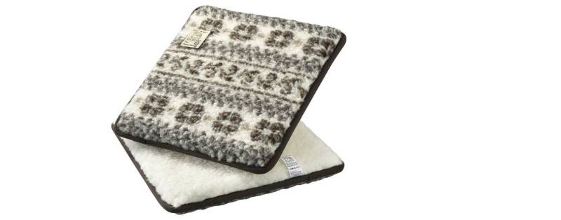 Linke Licardo Sitzkissen Stuhlkissen-Sitzkissen+Rückenkissen-2er-Set aus 100% Wolle-37x40 cm Linke Licardo Sitzkissen Stuhlkissen-Sitzkissen+Rückenkissen-2er-Set aus 100% Wolle-37x40 cm von Linke Licardo