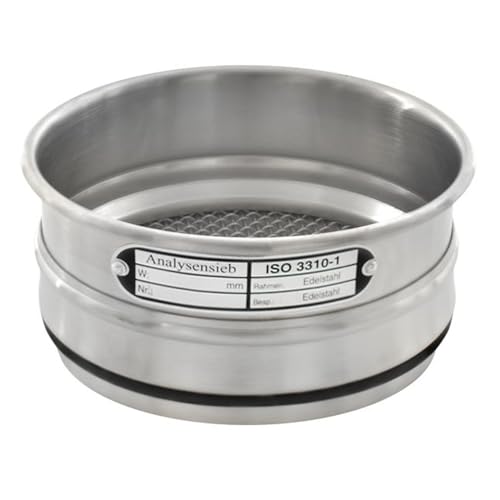 Linker® Edelstahl-Analysensieb Ø 100 x 45 mm, Maschenweite: 2.36 mm von Linker